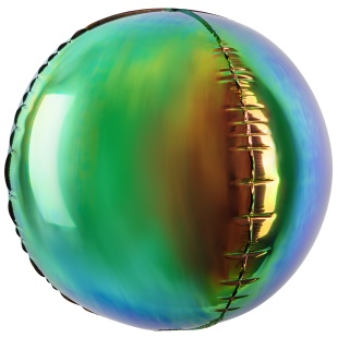 Шар 3D (50''/127 см) Сфера, Фантом, Хамелеон, 1 шт. в уп.